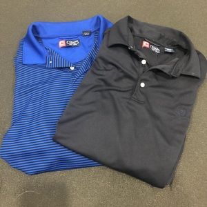 Chaps Long Sleeve Polos- 2 Pack | Men’s Bundle of Polos